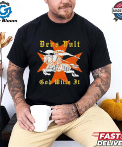 Official Deus Vult Maltese Cross God Wills Shirt