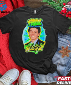 Official Free Luigi Airbrush Shirt - Show your support for the Free Luigi movement with a vibrant airbrush-style design, combining artistic flair with advocacy. Perfect for fans of the movement and those looking to express their support in style.