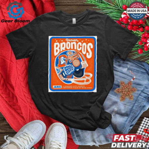 Official Gameday Denver Broncos Vs Kansas City Chiefs Jan 5 2025 Empower Field At The Mile High City Poster t shirt