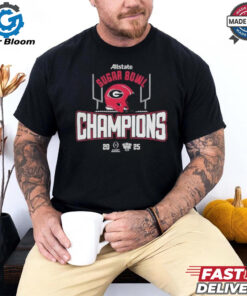 Official Georgia Bulldogs Sugar Bowl Game Champions 2025 Fan Favorite Shirt