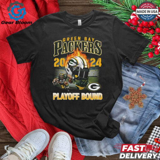 Official Green Bay Packers 2024 Playoff Bound Mascot Best Selling Shirt