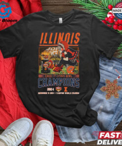 Official Illinois 2024 Cheez-It Citrus Bowl Champions Mascot Fan Favorite Shirt - Celebrate the Fighting Illini’s Championship Victory with Exclusive Citrus Bowl Apparel, Perfect for Fans and College Football Enthusiasts.