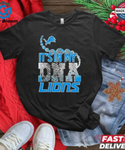 Official Its In My Dna Detroit Lions Finger Print 2025 T Shirt