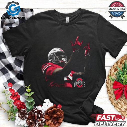 Official Jelani Thurman Ohio State Buckeyes Football Portrait Graphic t shirt