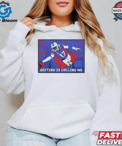 Official Josh Allen Destiny Is Calling Me Buffalo Bills NFL t shirt