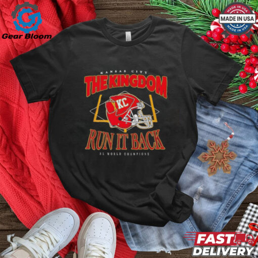 Official Kansas City Chiefs The Kingdom run it back vintage Best Selling shirt