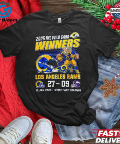 Official Los Angeles Rams 2025 Winners NFC Mascot Shirt