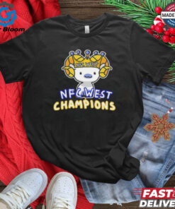 Official Los Angeles Rams The Champions Of NFC West Champions NFL Playoffs 2024 2025 T Shirt