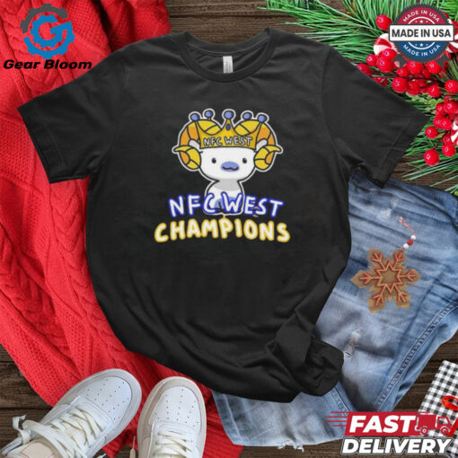 Official Los Angeles Rams The Champions Of NFC West Champions NFL Playoffs 2024 2025 T Shirt