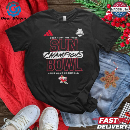 Official Louisville Cardinals Football 2024 Sun Bowl Champions Fan Favorite Shirt