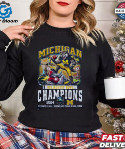 Official Michigan Wolverines Reliaquest Bowl Champions 2025 T-Shirt - Celebrate Michigan's Victory with Exclusive Championship Apparel, Perfect for Wolverines Fans and College Football Supporters.