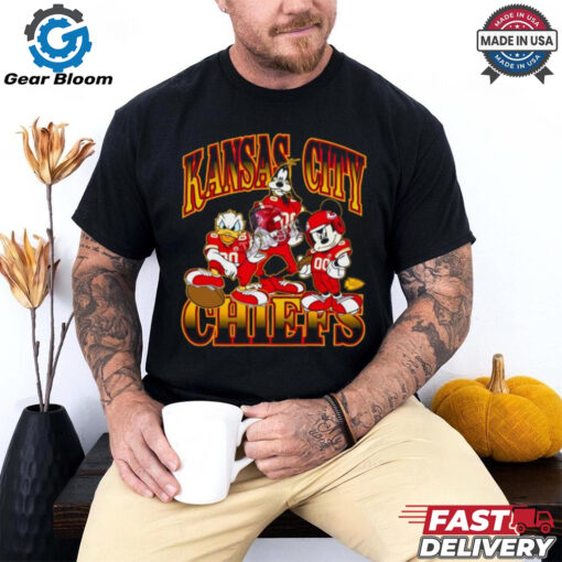 Official Mickey Mouse And Friends Kansas City Chiefs Best Selling T shirt