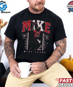 Official Mike Evans Tampa Bay Buccaneers M1KE 1000 Receiving Yards 11 Consecutive Seasons NFLPA Signature t shirt