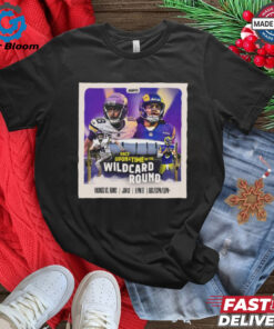 Official Minnesota Vikings Vs Los Angeles Rams Once Upon A Time In The NFL Wild Card Round Jan 13 2025 Poster t shirt