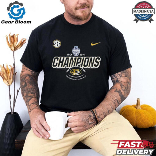 Official Missouri Tigers Football Music City Bowl Champions Logo Nike Shirt