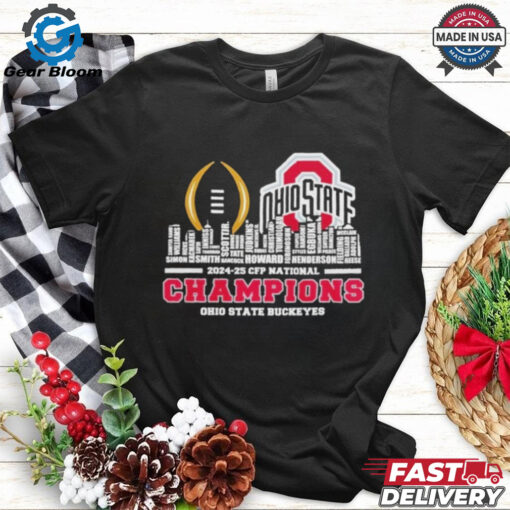 Official National Champions 2024 2025 Ohio State Shirt