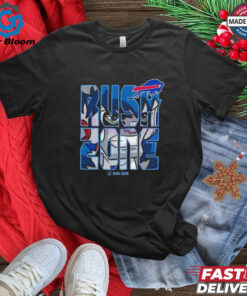 Official Nfl Rush Zone Cartoon Buffalo Bills Football Logo T Shirt