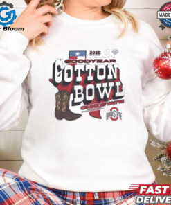 Official Ohio State Buckeyes football 2025 CFP Semifinal at the Goodyear Cotton Bowl Fan Favorite shirt