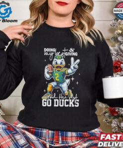 Official Oregon Ducks Doing My Best Giving God The Rest Go Ducks Shirt - Show Your Ducks Pride with Inspirational Apparel, Perfect for Fans and Supporters of Oregon Athletics.