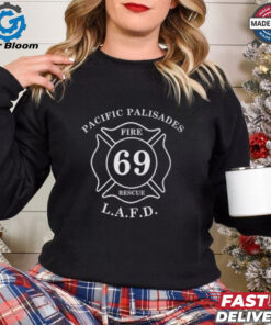 Official Pacific Palisades Fire 69 Rescue Lafd Shirt