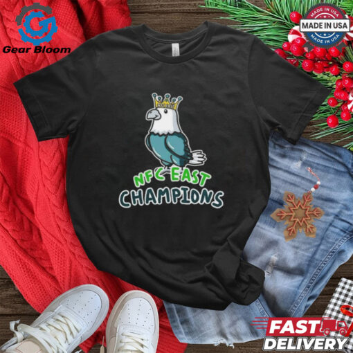 Official Philadelphia Eagles The King Of NFC East Champions NFL Playoffs 2024 2025 T Shirts