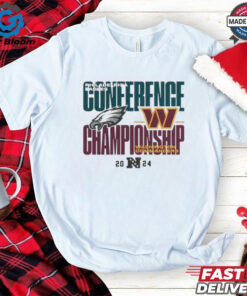 Official Philadelphia Eagles vs. Washington Commanders Championship 2024 2025 Shirt