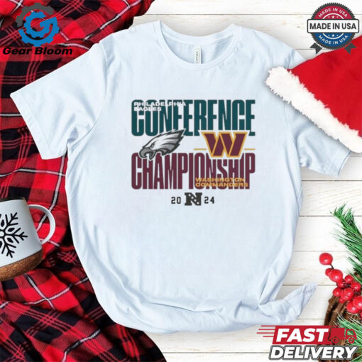 Official Philadelphia Eagles vs. Washington Commanders Championship 2024 2025 Shirt