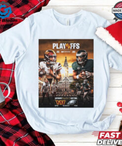 Official Poster Washington Commanders Vs Philadelphia Eagles NFL Football NFC Championship Playoffs Anybody Anywhere Anytime Sunday t shirt