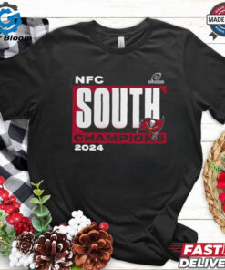 Official Tampa Bay Buccaneers 2024 NFC South Division Champions Conquer T Shirt