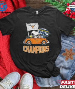 Official Texas Longhorns Goodyear Cotton Bowl Classic Champions College Football Playoff NCAA Season 2024 2025 T Shirts