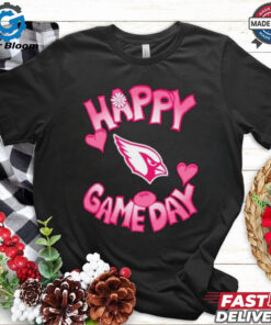 Official Valentine’s Day Arizona Cardinals Happy Gameday T Shirt