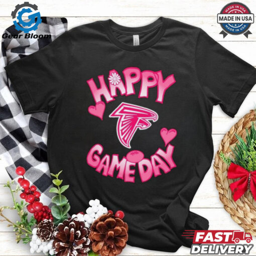 Official Valentine’s Day Atlanta Falcons Valentines Happy Gameday T Shirt