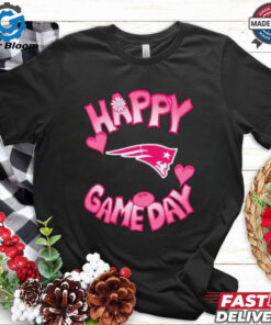 Official Valentine’s Day Patriots Valentines Happy Gameday T Shirt