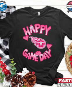 Official Valentine’s Day Tennessee Titans Happy Gameday T Shirt