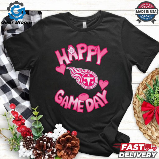 Official Valentine’s Day Tennessee Titans Happy Gameday T Shirt