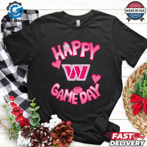 Official Valentine’s Day Washington Commanders Happy Gameday T Shirt