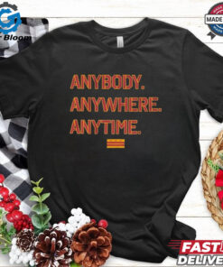 Official Washington Football Anybody. Anywhere. Anytime. Shirt