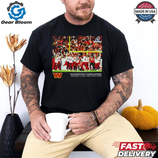 Official Zane Gonzalez Washington Commanders NFL Flash Features Wild Card Best Selling shirt