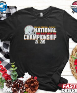 Ohio State Buckeyes CFP National Championship 2025 Black T Shirt