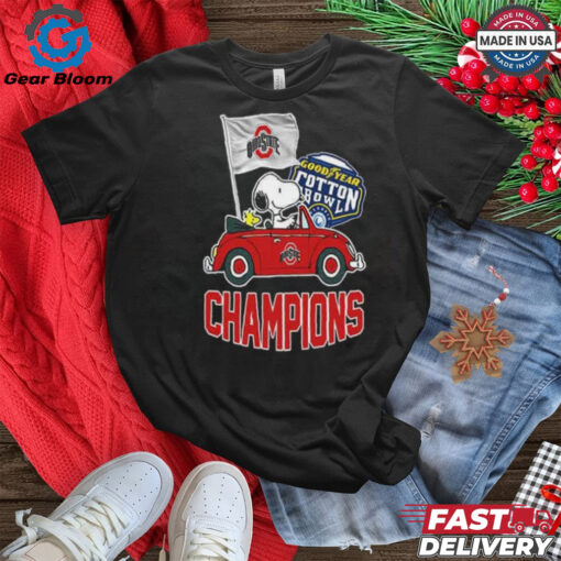 Ohio State Buckeyes Goodyear Cotton Bowl Classic Champions College Football Playoff NCAA Season 2024 2025 Cropped T Shirt