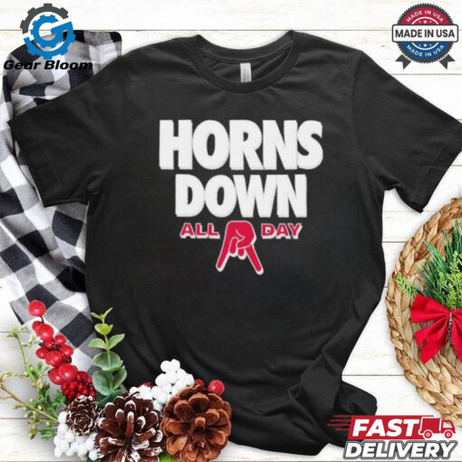 Ohio State Buckeyes Horns Down All Day shirt