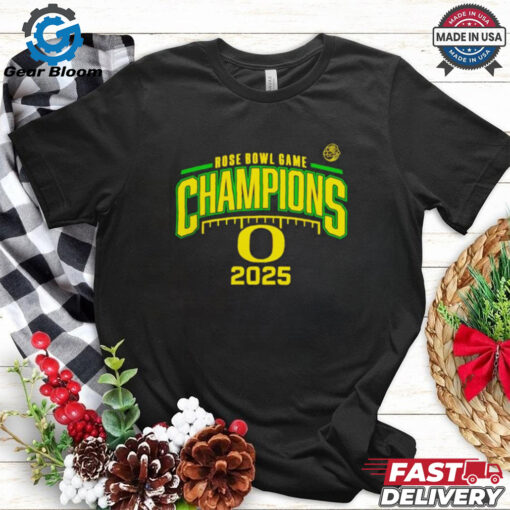 Oregon Ducks Rose Bowl Game Champions 2025 shirt