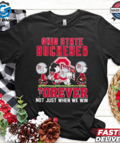 Peanuts Ohio State Buckeyes Foobtball Forever Not Just When We Win shirt