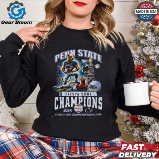 Penn State Nittany Lions Fiesta Bowl Champions 2025 T Shirt Fan Favorite