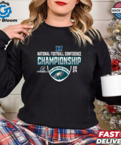 Philadelphia Eagles 2024 NFC Championship Round Logo Shirt