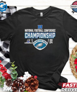 Philadelphia Eagles 2024 NFC Championship Round Logo shirt