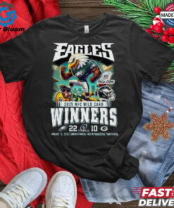 Philadelphia Eagles Beat Packers Winners NFC 2025 T Shirt