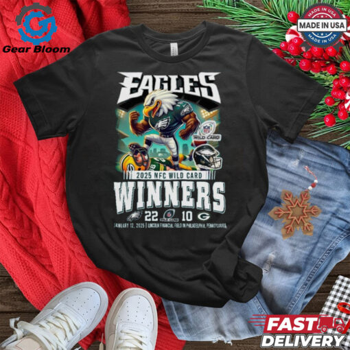 Philadelphia Eagles Beat Packers Winners NFC 2025 T Shirt