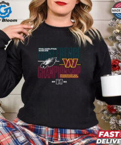 Philadelphia Eagles vs. Washington Commanders 2024 NFC Championship Game Matchup T Shirts