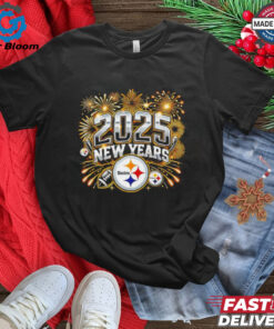 Pittsburgh Steelers 2025 New Year firework shirt